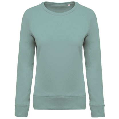 Damessweater BIO ronde hals raglanmouwen