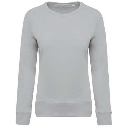 Damessweater BIO ronde hals raglanmouwen