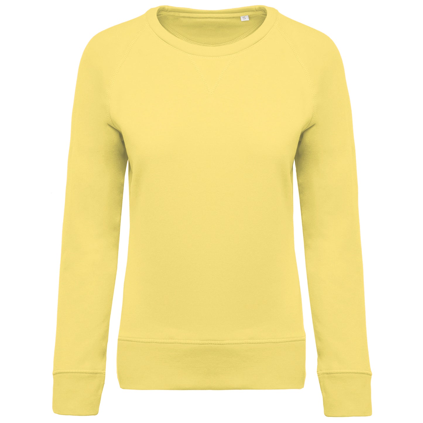 Damessweater BIO ronde hals raglanmouwen