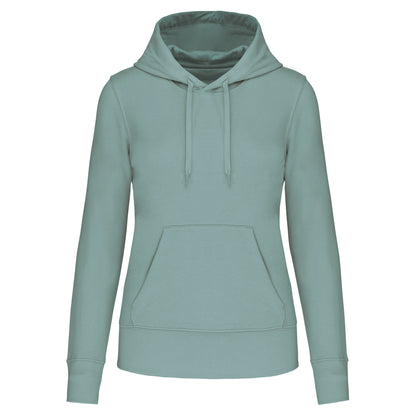 Ecologische damessweater met capuchon