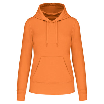 Ecologische damessweater met capuchon
