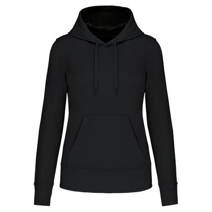 Ecologische damessweater met capuchon