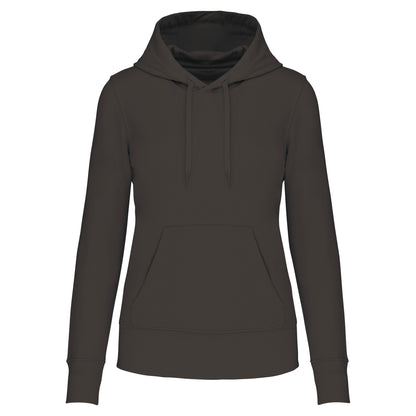 Ecologische damessweater met capuchon