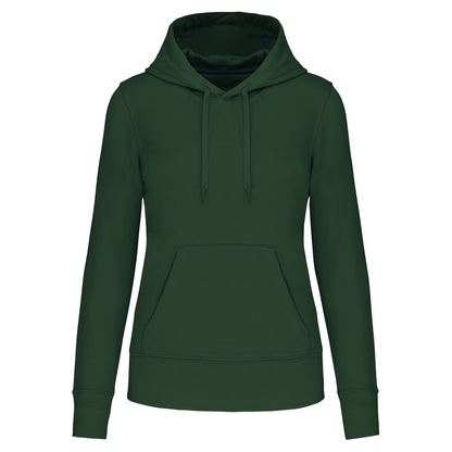 Ecologische damessweater met capuchon