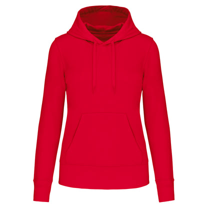 Ecologische damessweater met capuchon