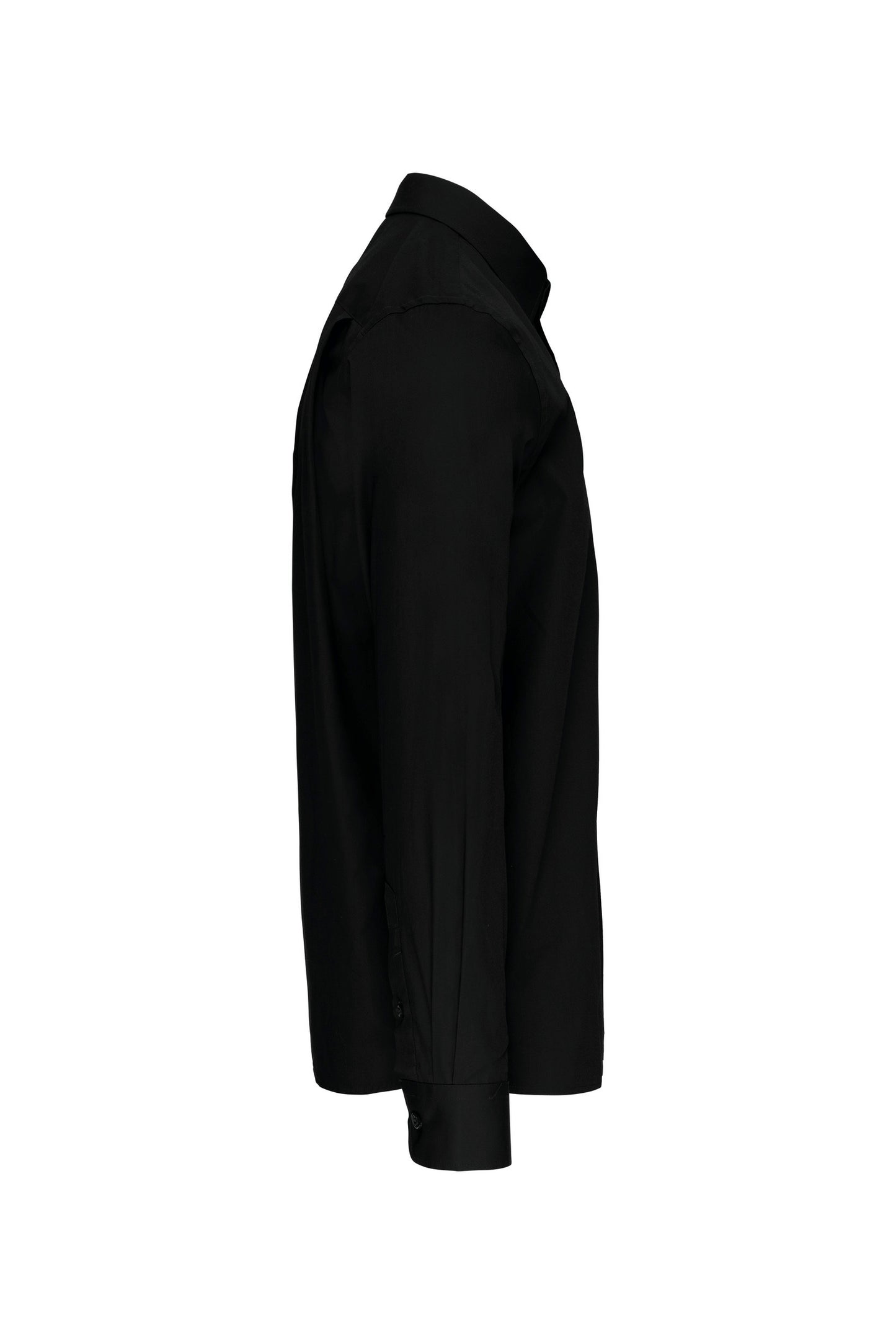 Heren poplin overhemd lange mouwen