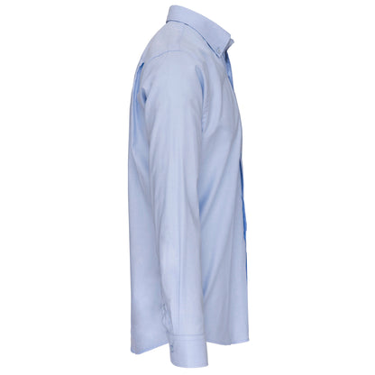 Heren oxford overhemd lange mouwen