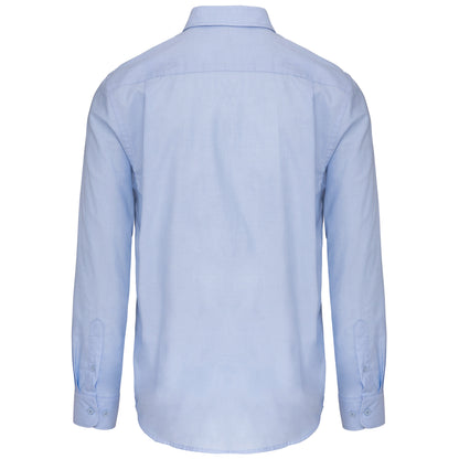 Heren oxford overhemd lange mouwen