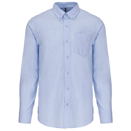 Heren oxford overhemd lange mouwen
