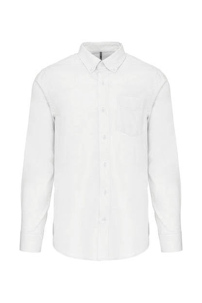 Heren oxford overhemd lange mouwen