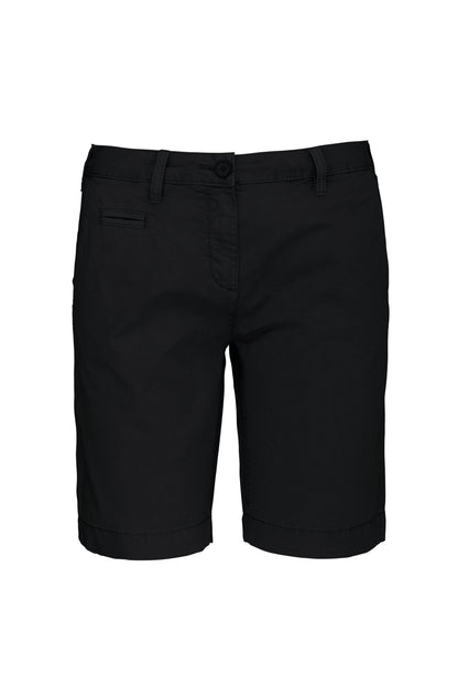 Damesbermuda met verwassen look