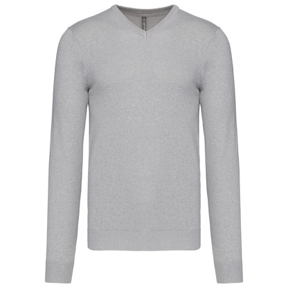 Heren pullover met v-hals