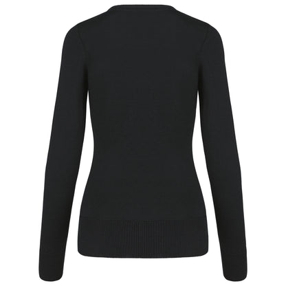 Dames pullover met v-hals