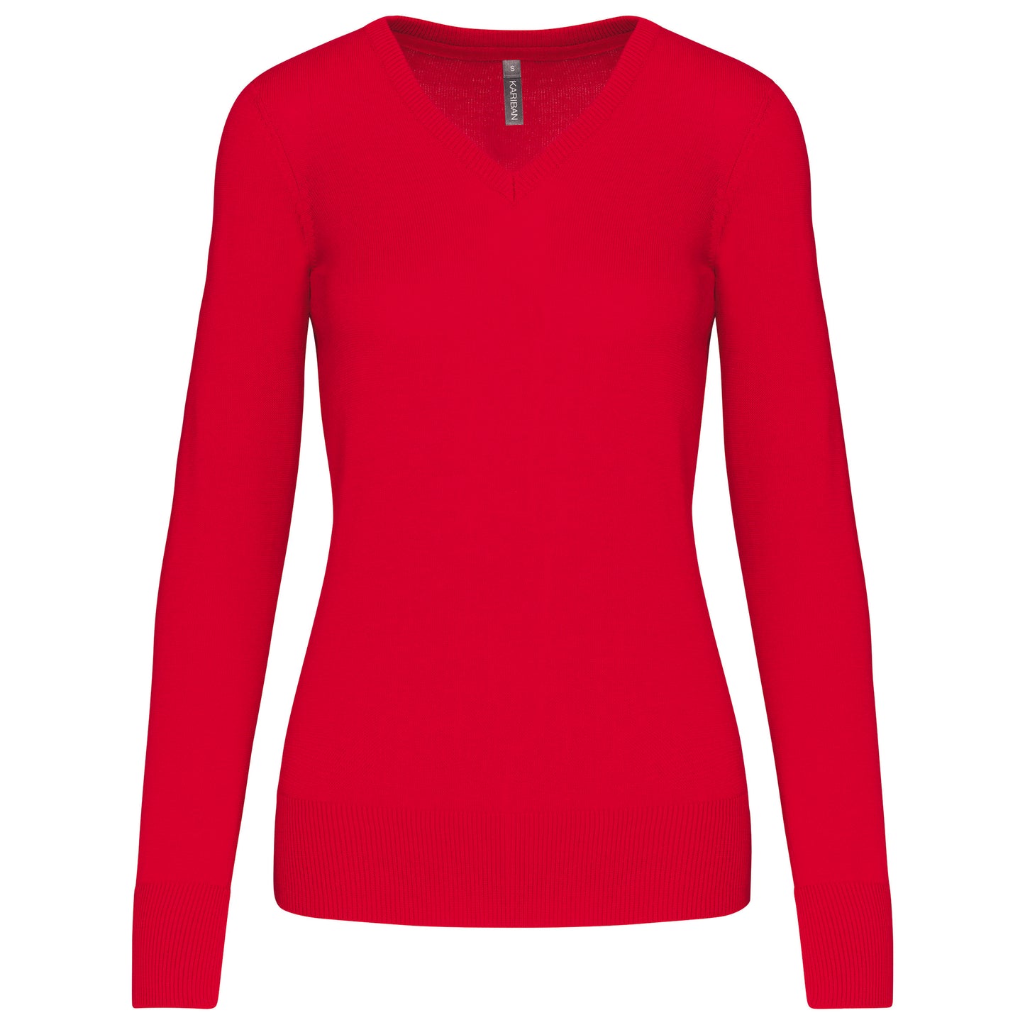 Dames pullover met v-hals