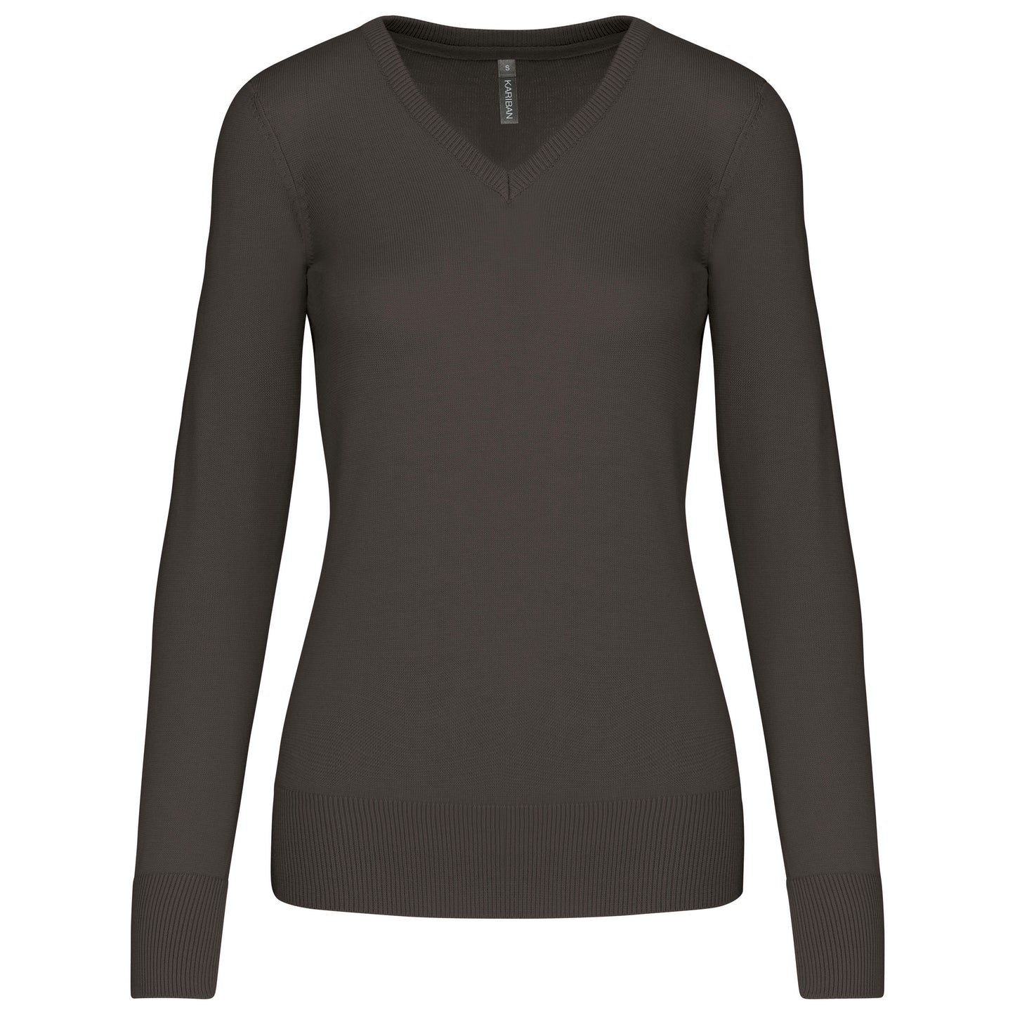 Dames pullover met v-hals