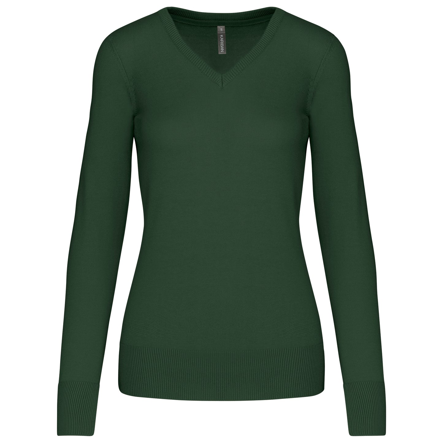 Dames pullover met v-hals