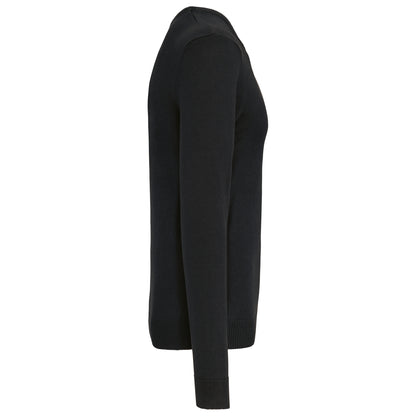 Heren pullover met v-hals