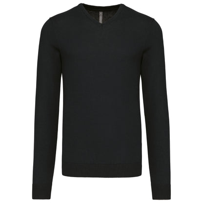 Heren pullover met v-hals