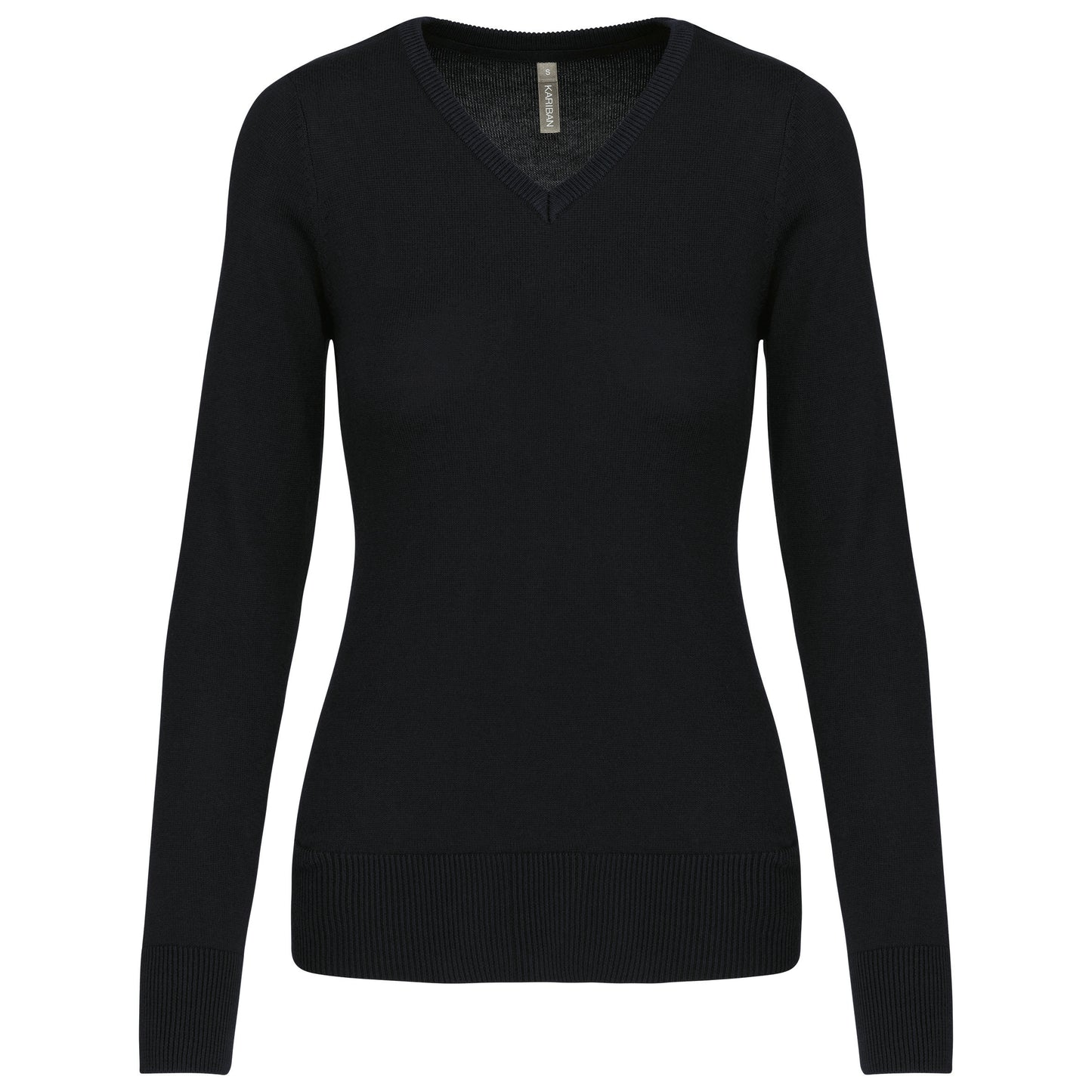 Dames pullover met v-hals