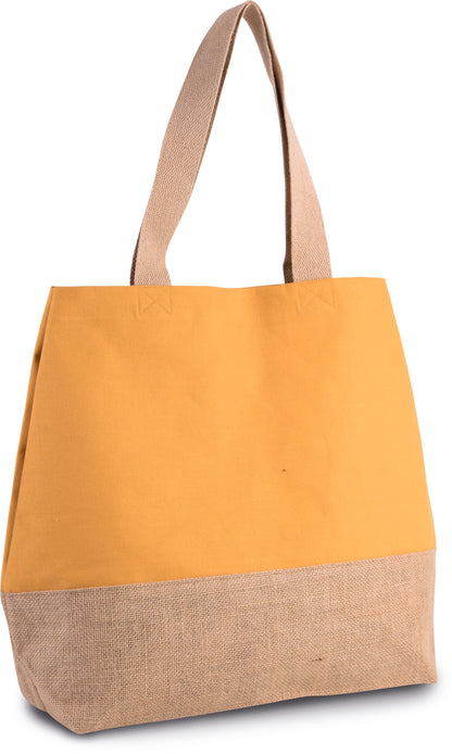 Shopper van jute- & katoencanvas