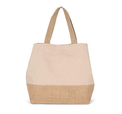 Shopper van jute- & katoencanvas