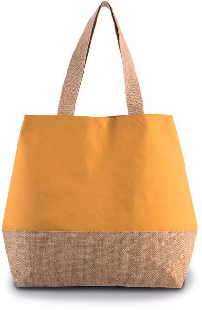 Shopper van jute- & katoencanvas