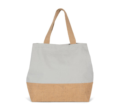 Shopper van jute- & katoencanvas
