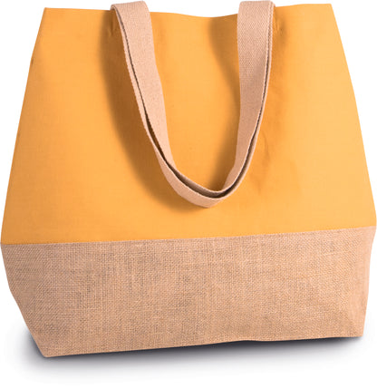 Shopper van jute- & katoencanvas