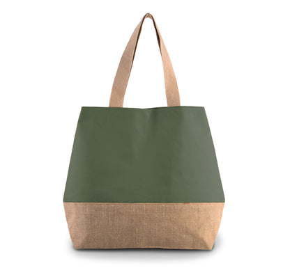Shopper van jute- & katoencanvas
