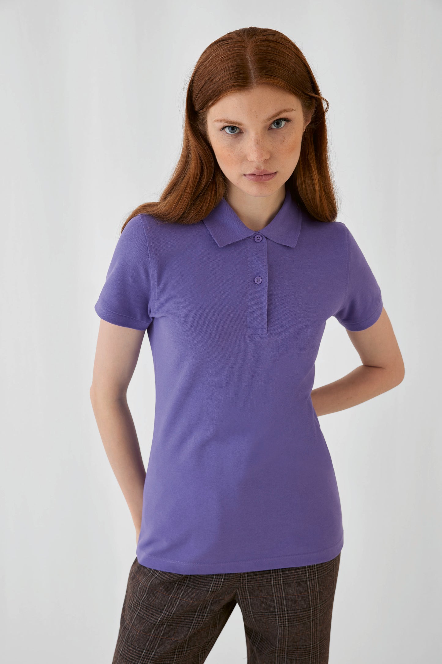 Ladies' organic polo shirt