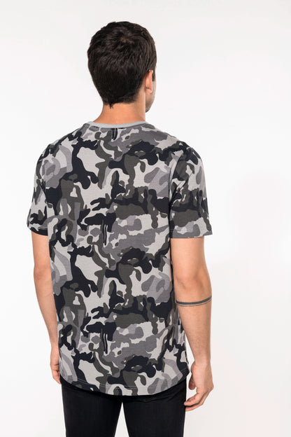 T-shirt camo korte mouwen