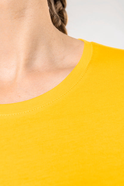 Dames T-shirt ronde hals lange mouwen