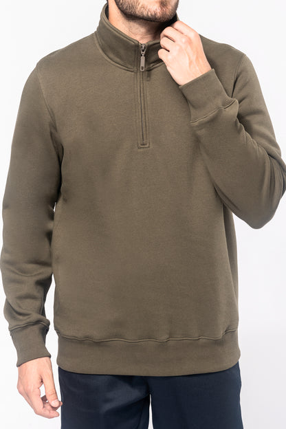 Sweater met ritshals