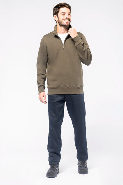 Sweater met ritshals
