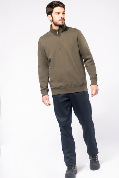 Sweater met ritshals