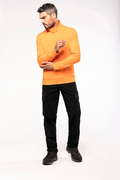 Sweater met ritshals