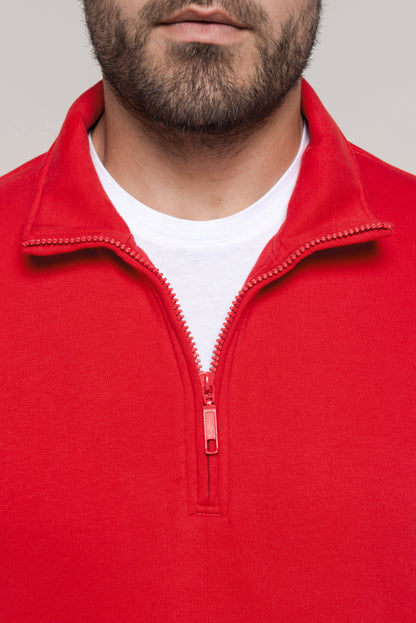Sweater met ritshals