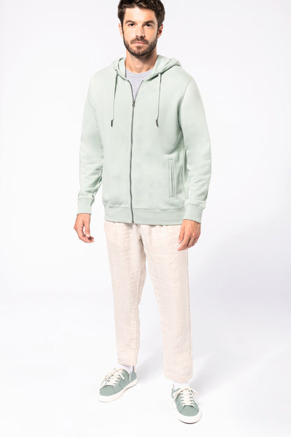 Ecologische uniseks sweater met capuchon en rits