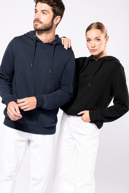 Ecologische uniseks sweater met capuchon