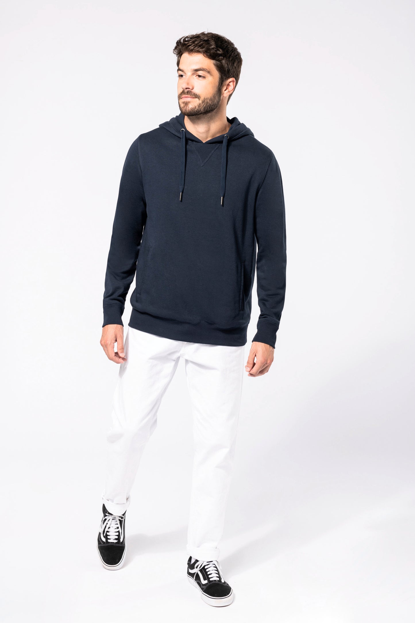 Ecologische uniseks sweater met capuchon