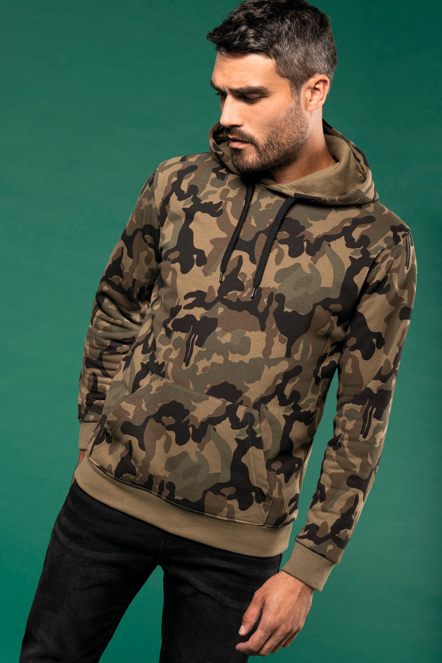 Herensweater met capuchon