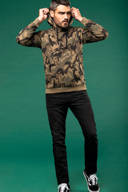 Herensweater met capuchon