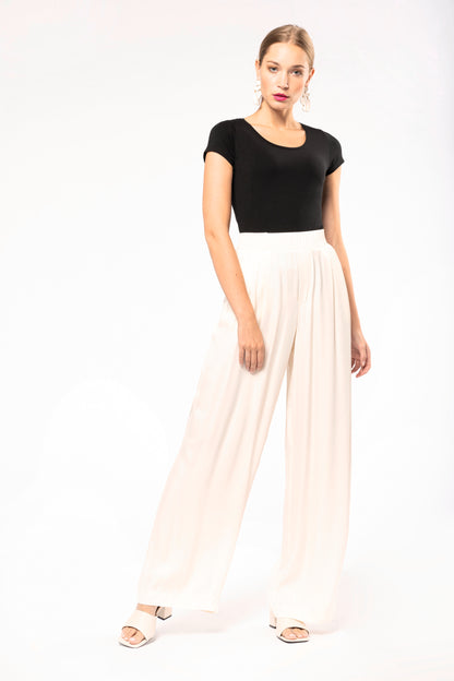 Dames t-shirt met mini-mouwtjes