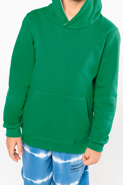 Kinder hooded sweater met gecontrasteerde capuchon