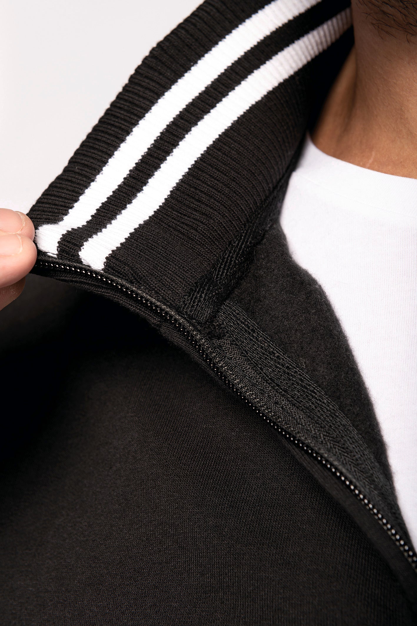 Herensweater met rits