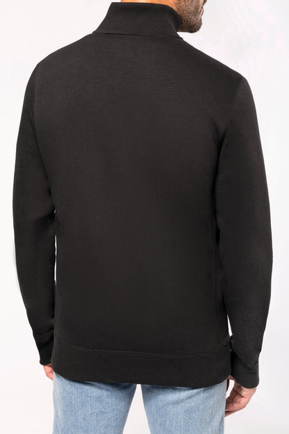 Herensweater met rits