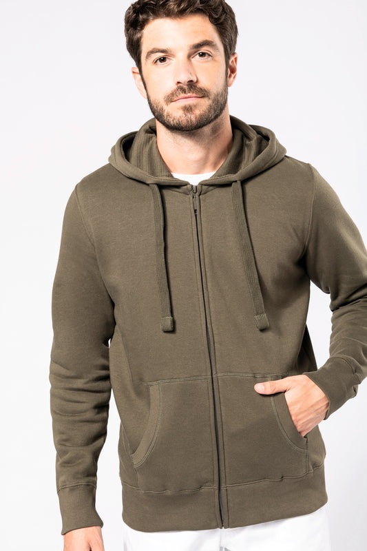 Hooded Sweater Met Rits