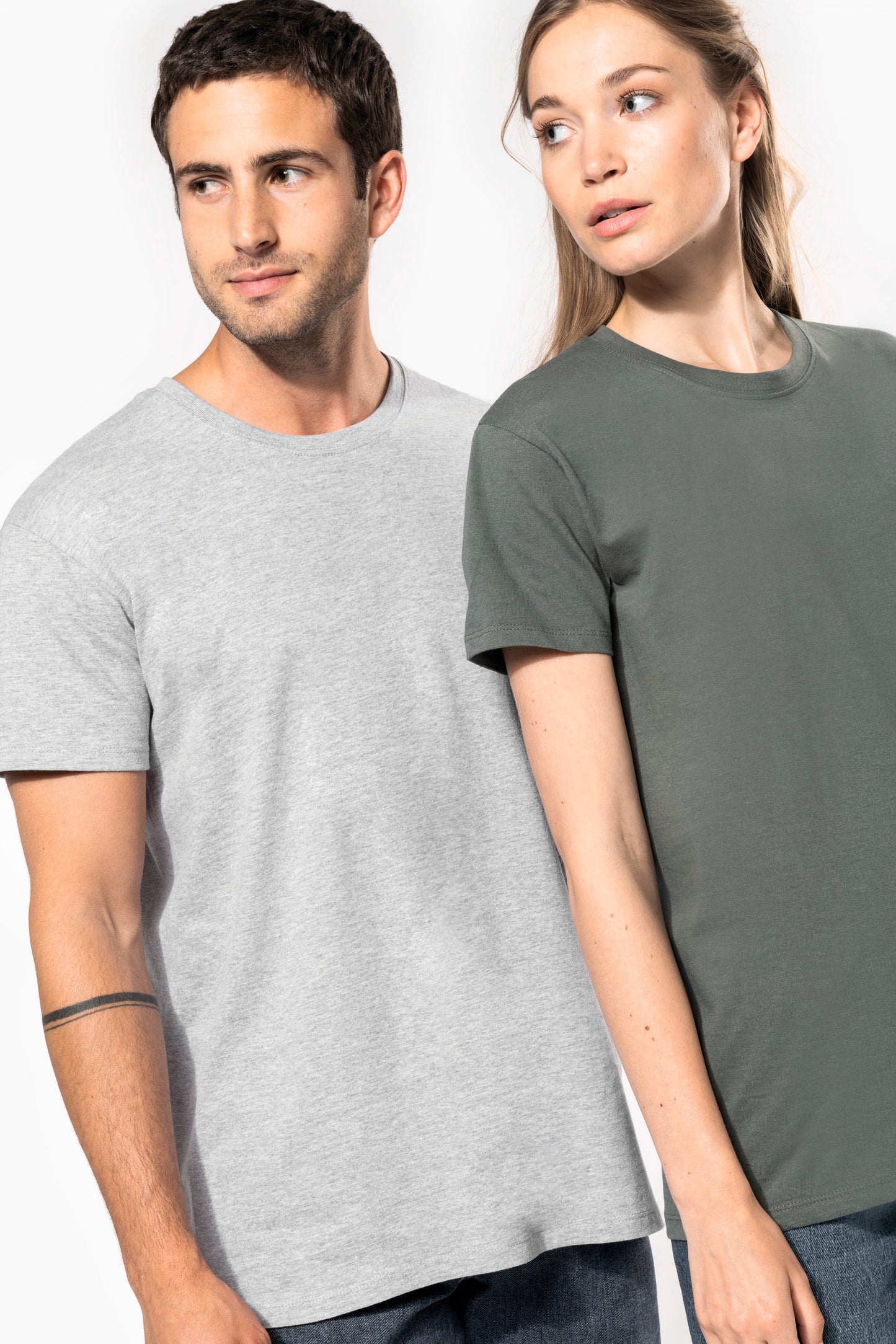 Uniseks t-shirt met ronde hals Bio190IC
