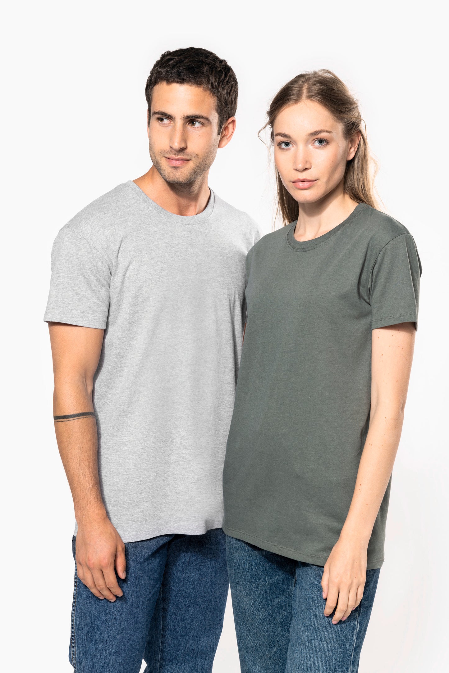 Uniseks t-shirt met ronde hals Bio190IC