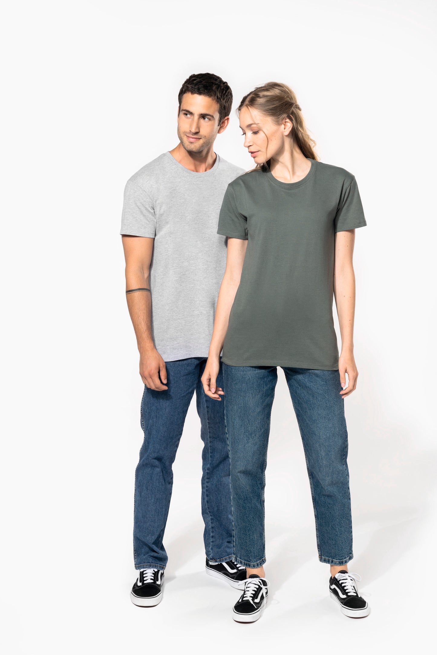 Uniseks t-shirt met ronde hals Bio190IC